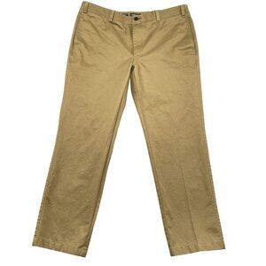 Orvis Chino Pants Mens 42x32 Tan Out of Office 5 Pocket Pant